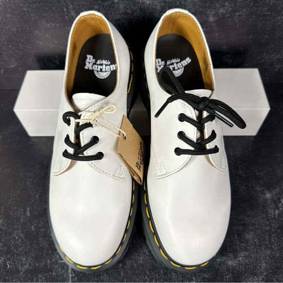 DR DOC MARTENS 1461 BEX SMOOTH LEATHER OXFORD WOMENS SHOES SIZE 8 3 EYE NEW - Picture 2 of 10
